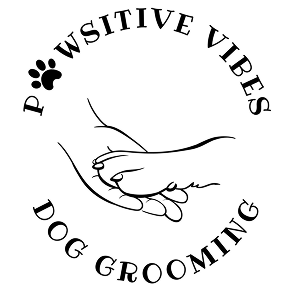 Pawsitive Vibes pet grooming logo